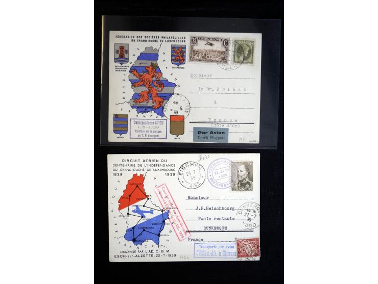 1915/52 (ca.), über 40 Briefe, Karten und Frachtscheine, dabei diverse Portomarken-Frankaturen, Luftpost, etc