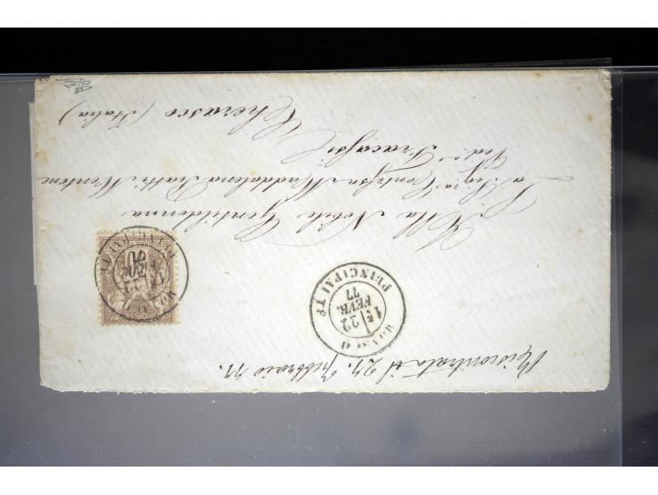 1757/1877, 2 Vorphila- und 4 frankierte Briefe sowie 2 lose Marken und Briefstück