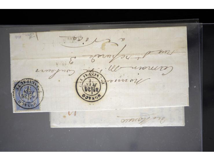 1757/1877, 2 Vorphila- und 4 frankierte Briefe sowie 2 lose Marken und Briefstück