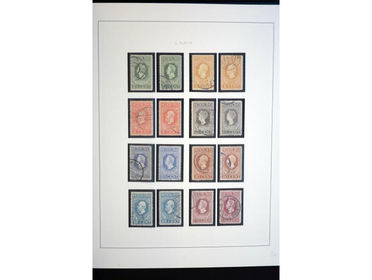 1852/1956,gestempelte 2bändige Sammlung, spezialisiert gesammelt, die erste Ausgabe nach Platten, später nach Zähnungen, dabe