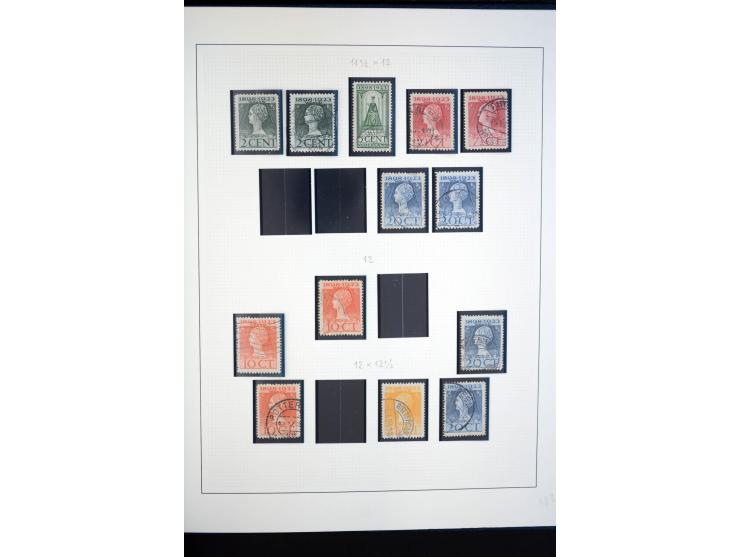1852/1956,gestempelte 2bändige Sammlung, spezialisiert gesammelt, die erste Ausgabe nach Platten, später nach Zähnungen, dabe
