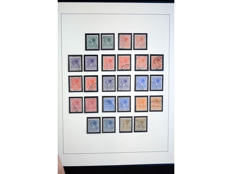 1852/1956,gestempelte 2bändige Sammlung, spezialisiert gesammelt, die erste Ausgabe nach Platten, später nach Zähnungen, dabe
