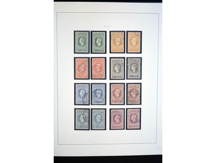 1852/1956,gestempelte 2bändige Sammlung, spezialisiert gesammelt, die erste Ausgabe nach Platten, später nach Zähnungen, dabe