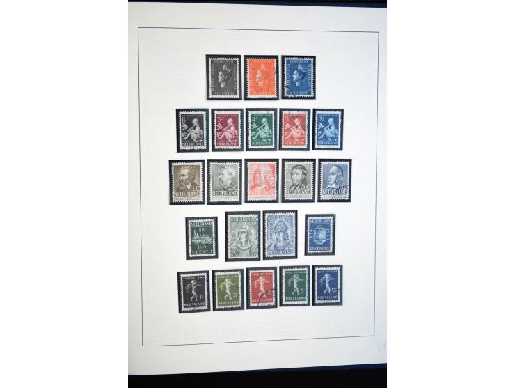 1852/1956,gestempelte 2bändige Sammlung, spezialisiert gesammelt, die erste Ausgabe nach Platten, später nach Zähnungen, dabe
