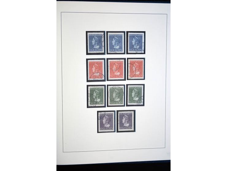 1852/1956,gestempelte 2bändige Sammlung, spezialisiert gesammelt, die erste Ausgabe nach Platten, später nach Zähnungen, dabe
