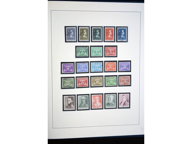 1852/1956,gestempelte 2bändige Sammlung, spezialisiert gesammelt, die erste Ausgabe nach Platten, später nach Zähnungen, dabe