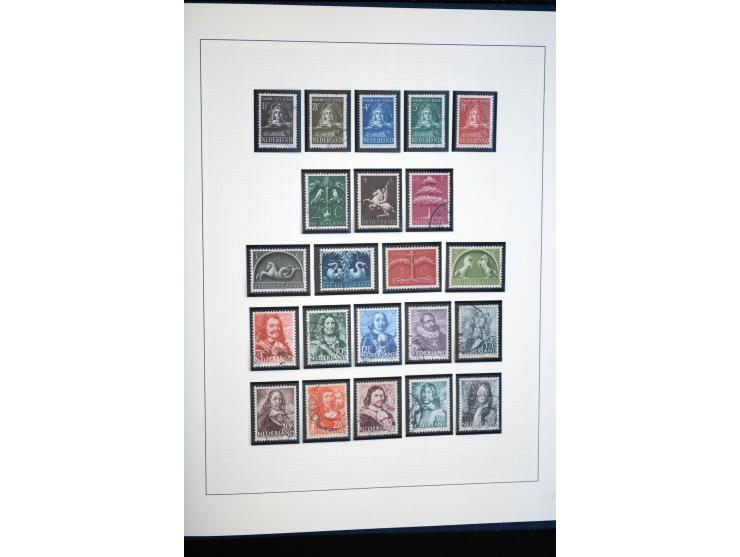 1852/1956,gestempelte 2bändige Sammlung, spezialisiert gesammelt, die erste Ausgabe nach Platten, später nach Zähnungen, dabe