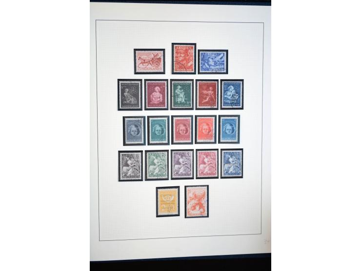 1852/1956,gestempelte 2bändige Sammlung, spezialisiert gesammelt, die erste Ausgabe nach Platten, später nach Zähnungen, dabe