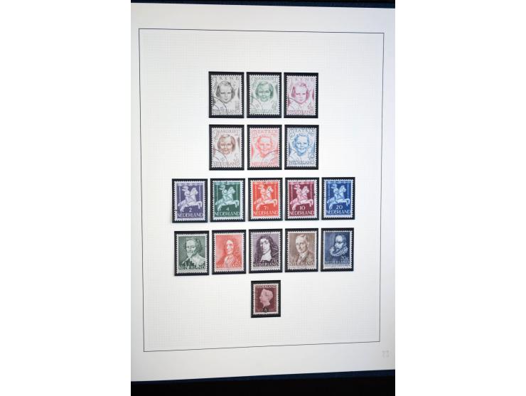 1852/1956,gestempelte 2bändige Sammlung, spezialisiert gesammelt, die erste Ausgabe nach Platten, später nach Zähnungen, dabe