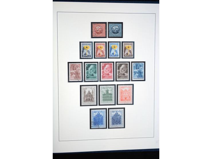 1852/1956,gestempelte 2bändige Sammlung, spezialisiert gesammelt, die erste Ausgabe nach Platten, später nach Zähnungen, dabe