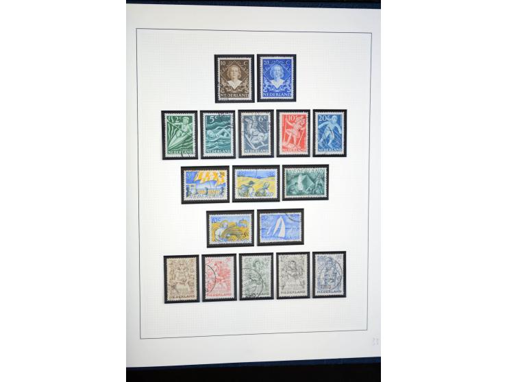 1852/1956,gestempelte 2bändige Sammlung, spezialisiert gesammelt, die erste Ausgabe nach Platten, später nach Zähnungen, dabe