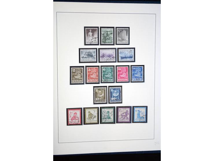 1852/1956,gestempelte 2bändige Sammlung, spezialisiert gesammelt, die erste Ausgabe nach Platten, später nach Zähnungen, dabe