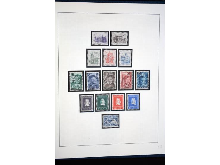1852/1956,gestempelte 2bändige Sammlung, spezialisiert gesammelt, die erste Ausgabe nach Platten, später nach Zähnungen, dabe