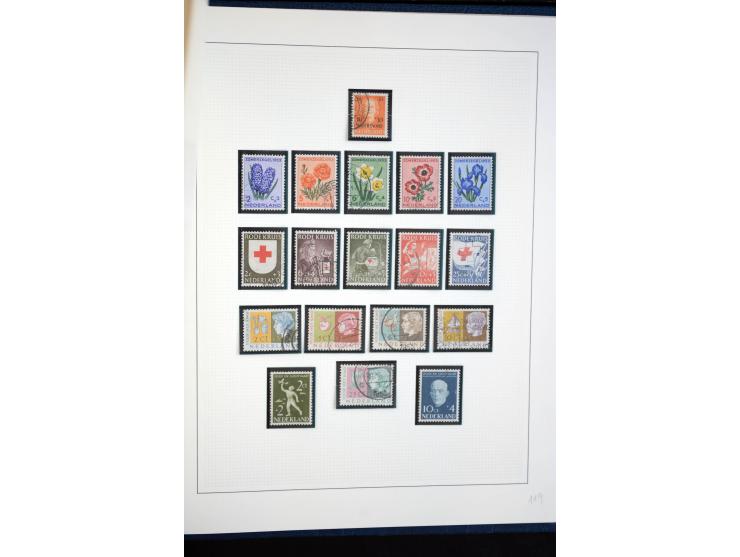 1852/1956,gestempelte 2bändige Sammlung, spezialisiert gesammelt, die erste Ausgabe nach Platten, später nach Zähnungen, dabe