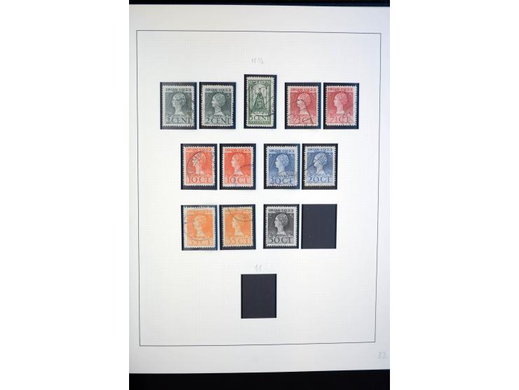 1852/1956,gestempelte 2bändige Sammlung, spezialisiert gesammelt, die erste Ausgabe nach Platten, später nach Zähnungen, dabe
