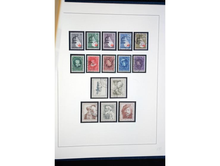 1852/1956,gestempelte 2bändige Sammlung, spezialisiert gesammelt, die erste Ausgabe nach Platten, später nach Zähnungen, dabe