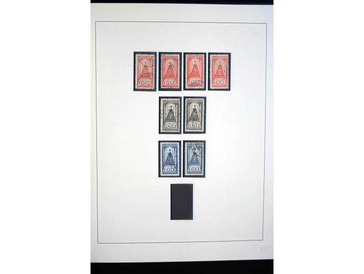 1852/1956,gestempelte 2bändige Sammlung, spezialisiert gesammelt, die erste Ausgabe nach Platten, später nach Zähnungen, dabe
