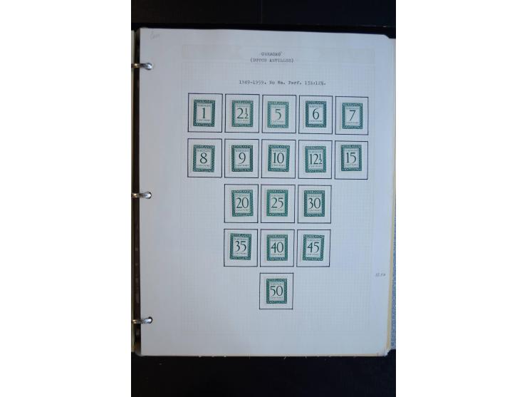 1852/1980, hochinteressanter ungebrauchter/postfrischer und gestempelter Bestand, dabei Mi.-Nr. 1-3(11), 4-6(10), 11(12), 12(