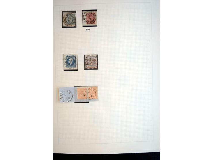 1855/2010, schöne gestempelte Sammlung ab Mi.-Nr. 1(7), 2-5 und 6-10 (nach Typen), später mit guten Werten und oftmals nach n