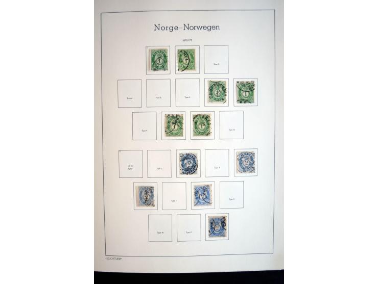 1855/2010, schöne gestempelte Sammlung ab Mi.-Nr. 1(7), 2-5 und 6-10 (nach Typen), später mit guten Werten und oftmals nach n