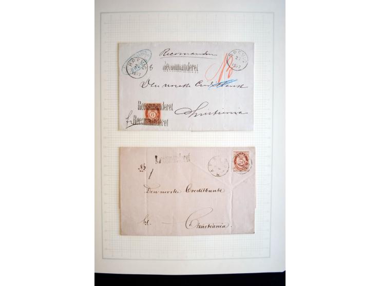 1855/2010, schöne gestempelte Sammlung ab Mi.-Nr. 1(7), 2-5 und 6-10 (nach Typen), später mit guten Werten und oftmals nach n