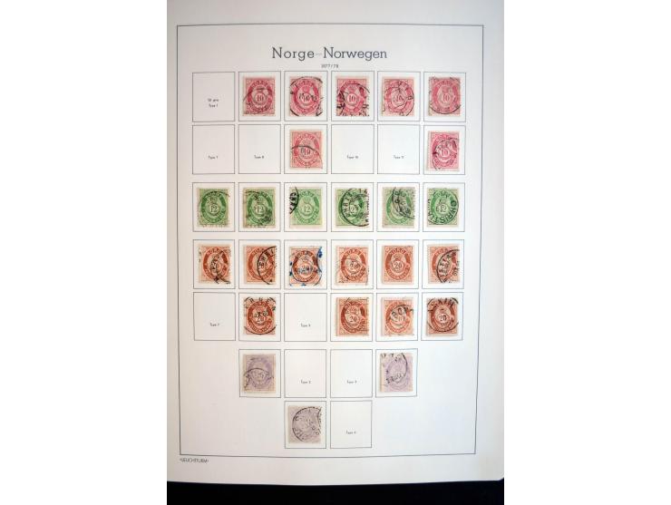 1855/2010, schöne gestempelte Sammlung ab Mi.-Nr. 1(7), 2-5 und 6-10 (nach Typen), später mit guten Werten und oftmals nach n