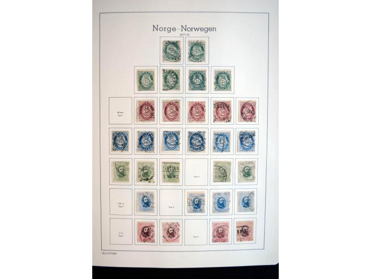1855/2010, schöne gestempelte Sammlung ab Mi.-Nr. 1(7), 2-5 und 6-10 (nach Typen), später mit guten Werten und oftmals nach n