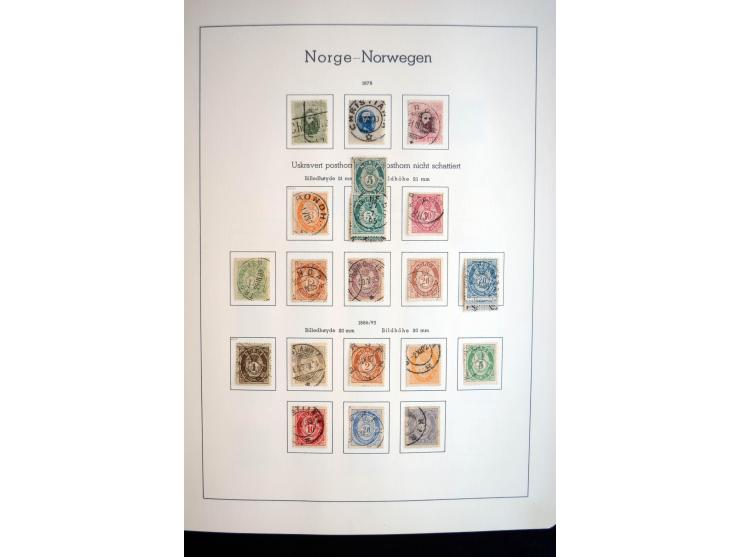 1855/2010, schöne gestempelte Sammlung ab Mi.-Nr. 1(7), 2-5 und 6-10 (nach Typen), später mit guten Werten und oftmals nach n