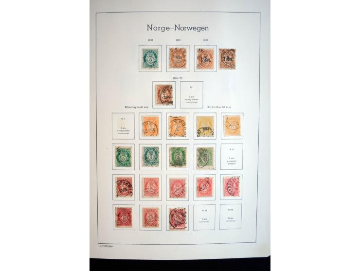 1855/2010, schöne gestempelte Sammlung ab Mi.-Nr. 1(7), 2-5 und 6-10 (nach Typen), später mit guten Werten und oftmals nach n