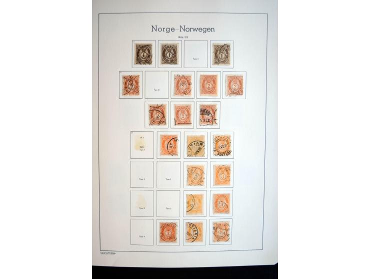 1855/2010, schöne gestempelte Sammlung ab Mi.-Nr. 1(7), 2-5 und 6-10 (nach Typen), später mit guten Werten und oftmals nach n
