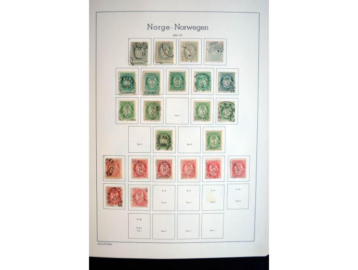 1855/2010, schöne gestempelte Sammlung ab Mi.-Nr. 1(7), 2-5 und 6-10 (nach Typen), später mit guten Werten und oftmals nach n