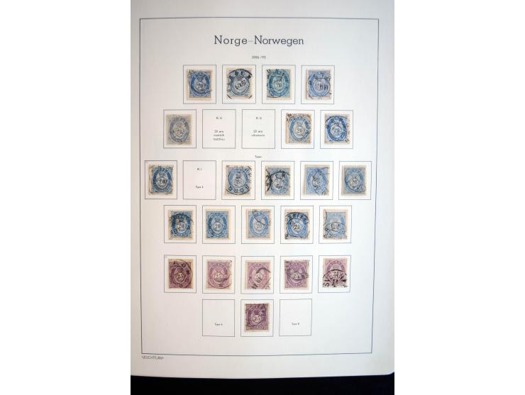 1855/2010, schöne gestempelte Sammlung ab Mi.-Nr. 1(7), 2-5 und 6-10 (nach Typen), später mit guten Werten und oftmals nach n