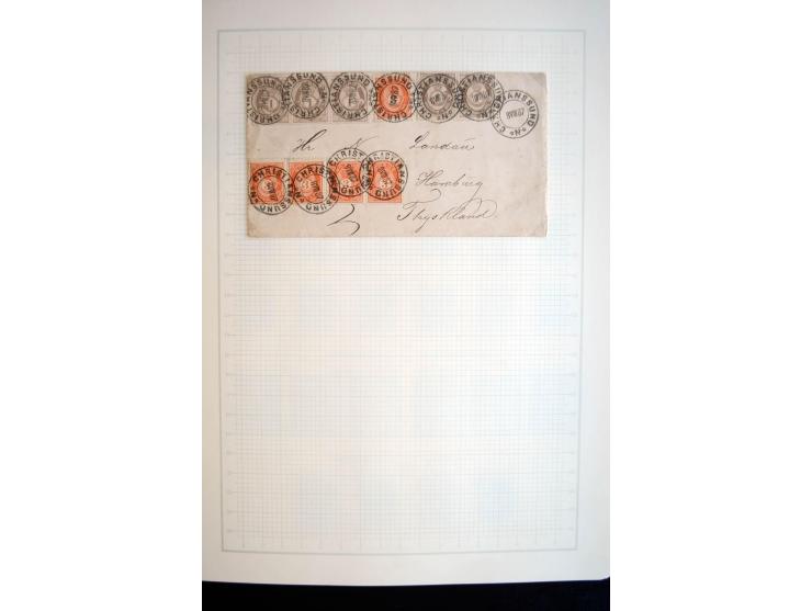 1855/2010, schöne gestempelte Sammlung ab Mi.-Nr. 1(7), 2-5 und 6-10 (nach Typen), später mit guten Werten und oftmals nach n