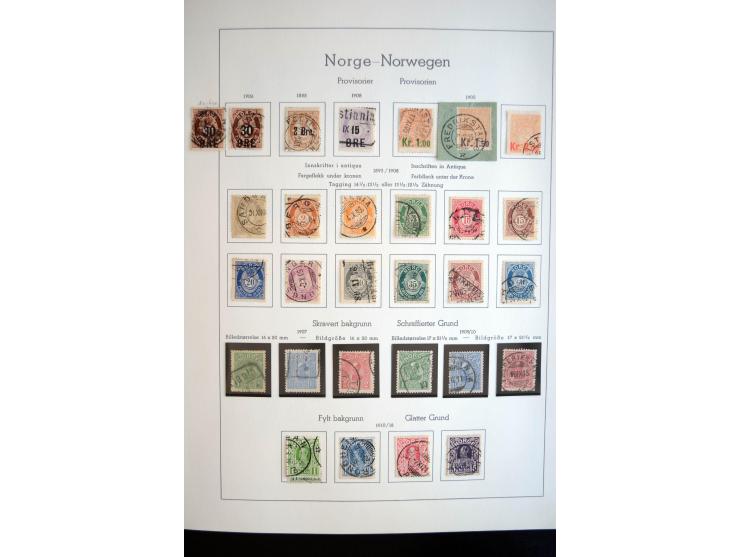 1855/2010, schöne gestempelte Sammlung ab Mi.-Nr. 1(7), 2-5 und 6-10 (nach Typen), später mit guten Werten und oftmals nach n