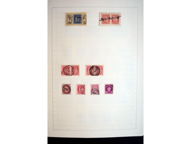 1855/2010, schöne gestempelte Sammlung ab Mi.-Nr. 1(7), 2-5 und 6-10 (nach Typen), später mit guten Werten und oftmals nach n