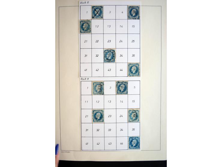 1855/2010, schöne gestempelte Sammlung ab Mi.-Nr. 1(7), 2-5 und 6-10 (nach Typen), später mit guten Werten und oftmals nach n