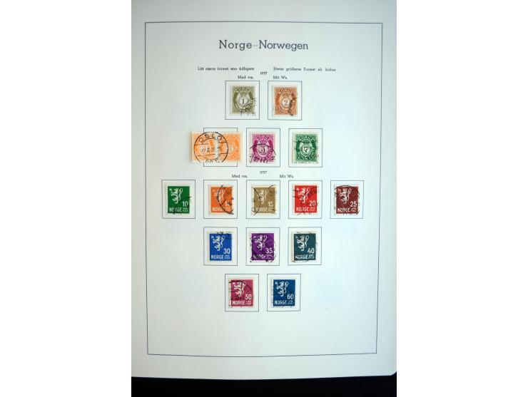 1855/2010, schöne gestempelte Sammlung ab Mi.-Nr. 1(7), 2-5 und 6-10 (nach Typen), später mit guten Werten und oftmals nach n