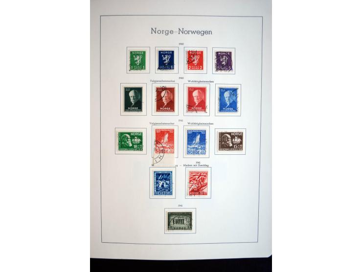 1855/2010, schöne gestempelte Sammlung ab Mi.-Nr. 1(7), 2-5 und 6-10 (nach Typen), später mit guten Werten und oftmals nach n