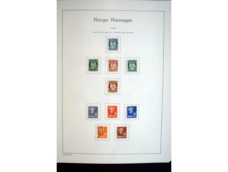1855/2010, schöne gestempelte Sammlung ab Mi.-Nr. 1(7), 2-5 und 6-10 (nach Typen), später mit guten Werten und oftmals nach n