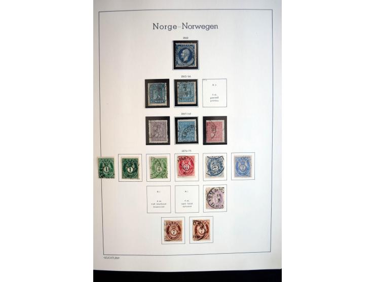 1855/2010, schöne gestempelte Sammlung ab Mi.-Nr. 1(7), 2-5 und 6-10 (nach Typen), später mit guten Werten und oftmals nach n