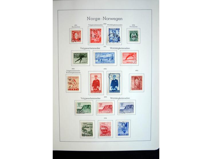 1855/2010, schöne gestempelte Sammlung ab Mi.-Nr. 1(7), 2-5 und 6-10 (nach Typen), später mit guten Werten und oftmals nach n