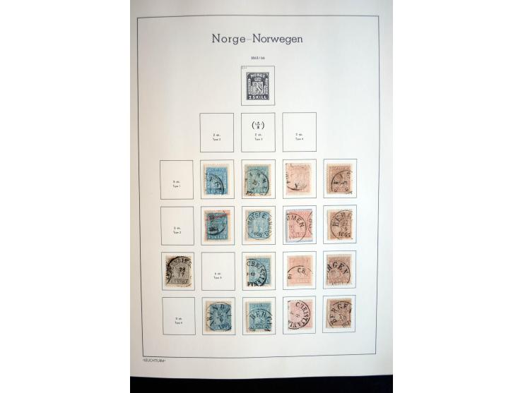 1855/2010, schöne gestempelte Sammlung ab Mi.-Nr. 1(7), 2-5 und 6-10 (nach Typen), später mit guten Werten und oftmals nach n