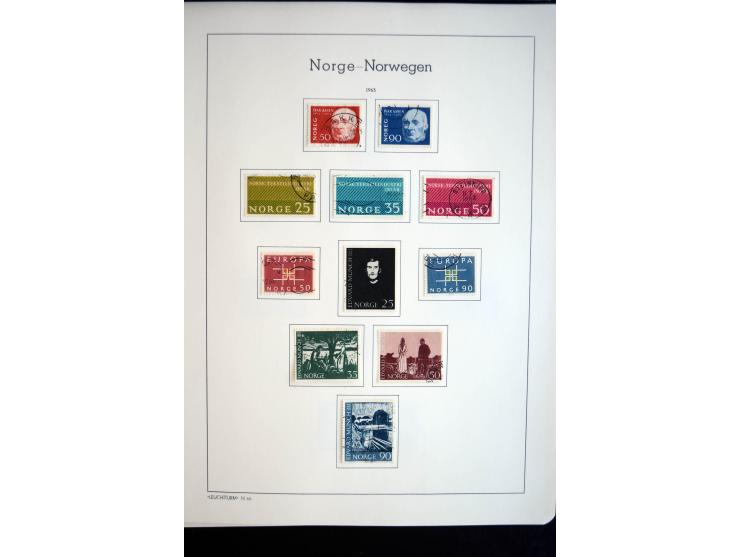 1855/2010, schöne gestempelte Sammlung ab Mi.-Nr. 1(7), 2-5 und 6-10 (nach Typen), später mit guten Werten und oftmals nach n