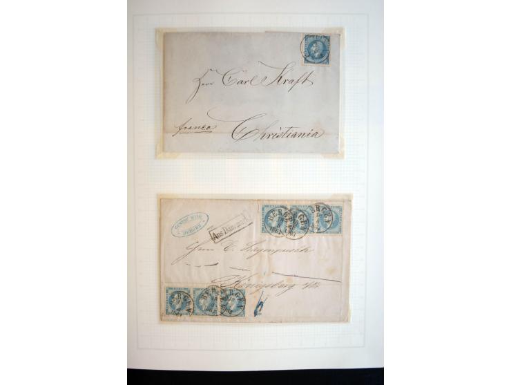 1855/2010, schöne gestempelte Sammlung ab Mi.-Nr. 1(7), 2-5 und 6-10 (nach Typen), später mit guten Werten und oftmals nach n