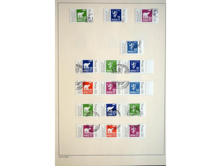 1855/2010, schöne gestempelte Sammlung ab Mi.-Nr. 1(7), 2-5 und 6-10 (nach Typen), später mit guten Werten und oftmals nach n