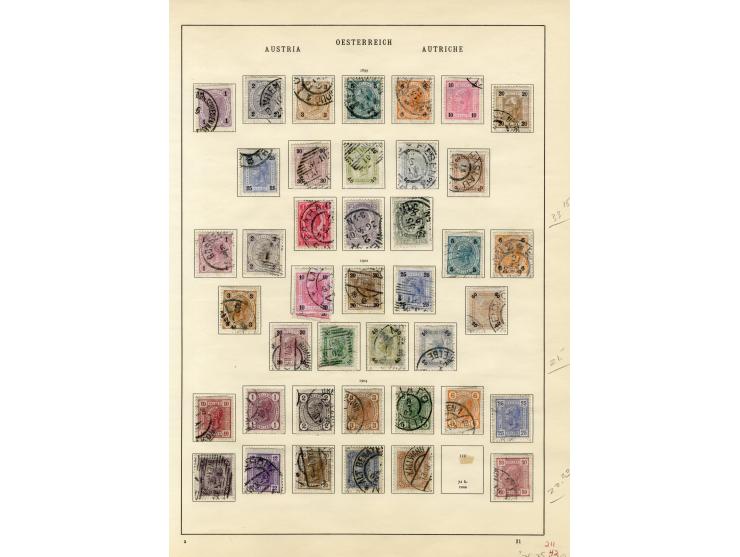 1850/1936, vorwiegend gestempelte Sammlung mit vielen besseren Werten ab Klassik, dabei u.a. Mi.-Nr. 518-23, 551-54, 555A, 55