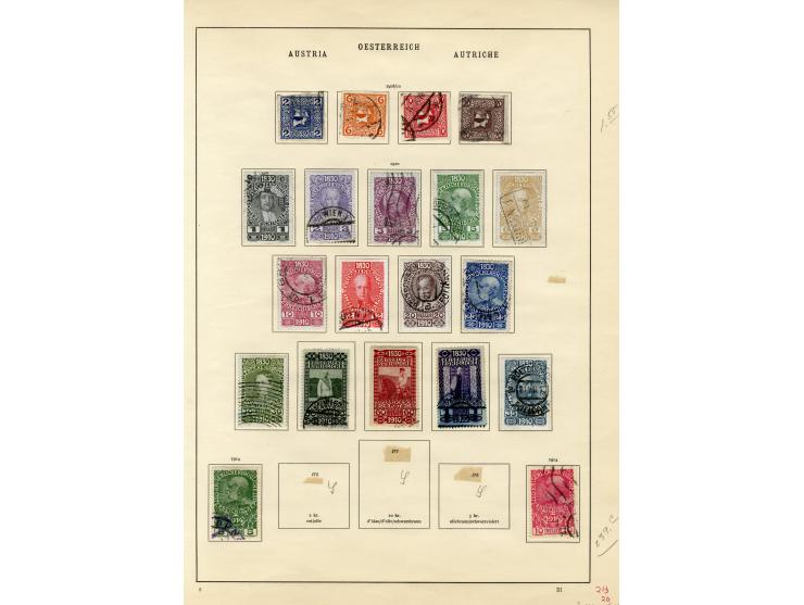1850/1936, vorwiegend gestempelte Sammlung mit vielen besseren Werten ab Klassik, dabei u.a. Mi.-Nr. 518-23, 551-54, 555A, 55