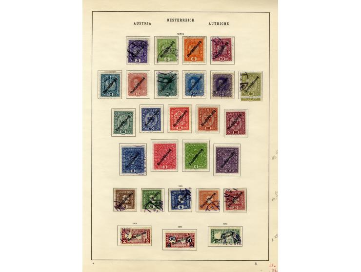 1850/1936, vorwiegend gestempelte Sammlung mit vielen besseren Werten ab Klassik, dabei u.a. Mi.-Nr. 518-23, 551-54, 555A, 55