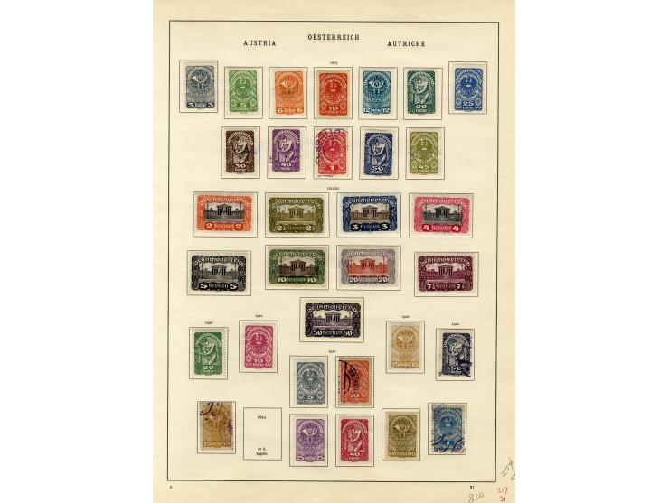 1850/1936, vorwiegend gestempelte Sammlung mit vielen besseren Werten ab Klassik, dabei u.a. Mi.-Nr. 518-23, 551-54, 555A, 55