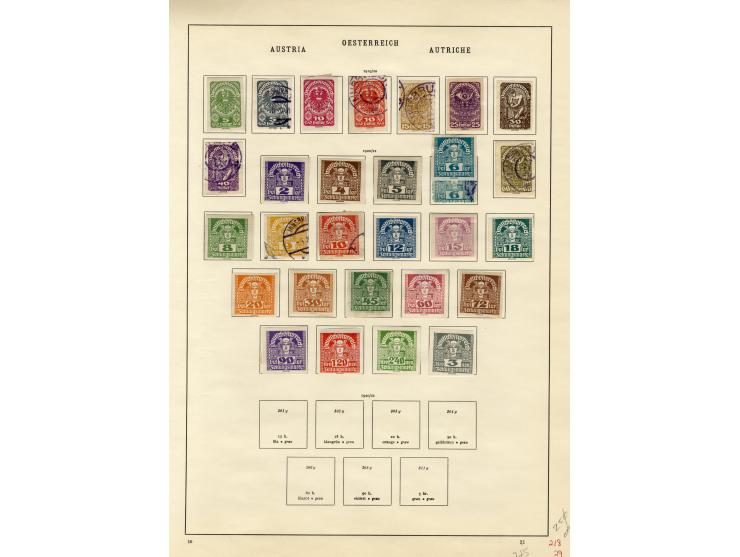 1850/1936, vorwiegend gestempelte Sammlung mit vielen besseren Werten ab Klassik, dabei u.a. Mi.-Nr. 518-23, 551-54, 555A, 55